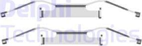 Delphi LX0439 - Kit accessori, Pastiglia freno www.autoricambi360.it