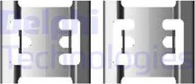 Delphi LX0428 - Kit accessori, Pastiglia freno www.autoricambi360.it