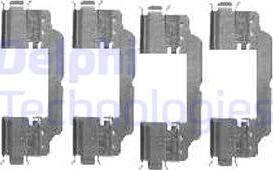 Delphi LX0475 - Kit accessori, Pastiglia freno www.autoricambi360.it