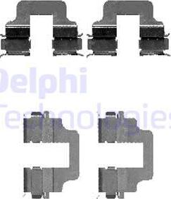 Delphi LX0473 - Kit accessori, Pastiglia freno www.autoricambi360.it