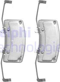 Delphi LX0542 - Kit accessori, Pastiglia freno www.autoricambi360.it