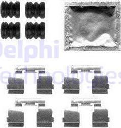 Delphi LX0554 - Kit accessori, Pastiglia freno www.autoricambi360.it