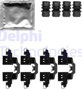 Delphi LX0550 - Kit accessori, Pastiglia freno www.autoricambi360.it