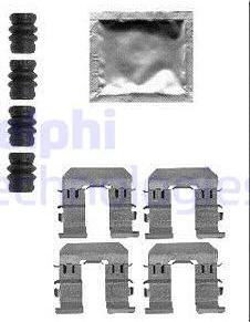 Delphi LX0565 - Kit accessori, Pastiglia freno www.autoricambi360.it