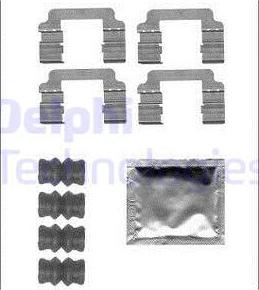 Delphi LX0560 - Kit accessori, Pastiglia freno www.autoricambi360.it