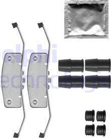 Delphi LX0561 - Kit accessori, Pastiglia freno www.autoricambi360.it