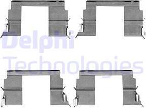 Delphi LX0516 - Kit accessori, Pastiglia freno www.autoricambi360.it