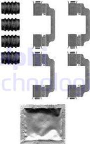 Delphi LX0584 - Kit accessori, Pastiglia freno www.autoricambi360.it