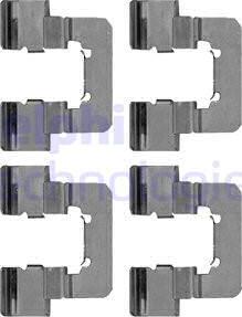 Delphi LX0534 - Kit accessori, Pastiglia freno www.autoricambi360.it