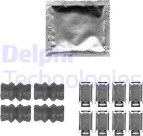 Delphi LX0535 - Kit accessori, Pastiglia freno www.autoricambi360.it