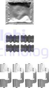 Delphi LX0536 - Kit accessori, Pastiglia freno www.autoricambi360.it