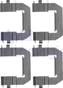 Delphi LX0532 - Kit accessori, Pastiglia freno www.autoricambi360.it