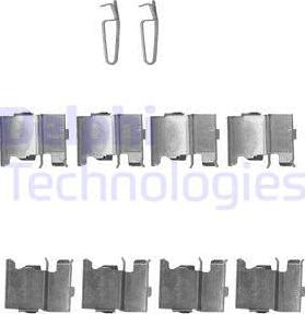 Delphi LX0522 - Kit accessori, Pastiglia freno www.autoricambi360.it