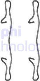 Delphi LX0571 - Kit accessori, Pastiglia freno www.autoricambi360.it