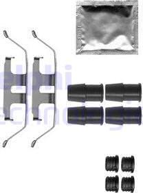 Delphi LX0578 - Kit accessori, Pastiglia freno www.autoricambi360.it