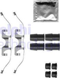 Delphi LX0577 - Kit accessori, Pastiglia freno www.autoricambi360.it