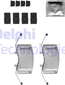 Delphi LX0699 - Kit accessori, Pastiglia freno www.autoricambi360.it