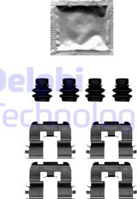 Delphi LX0690 - Kit accessori, Pastiglia freno www.autoricambi360.it