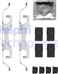 Delphi LX0698 - Kit accessori, Pastiglia freno www.autoricambi360.it