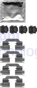 Delphi LX0665 - Kit accessori, Pastiglia freno www.autoricambi360.it