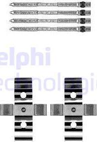 Delphi LX0604 - Kit accessori, Pastiglia freno www.autoricambi360.it