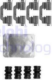 Delphi LX0603 - Kit accessori, Pastiglia freno www.autoricambi360.it