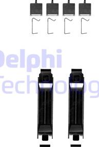 Delphi LX0681 - Kit accessori, Pastiglia freno www.autoricambi360.it