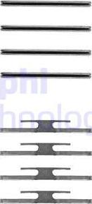 Delphi LX0055 - Kit accessori, Pastiglia freno www.autoricambi360.it