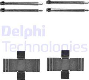 Delphi LX0066 - Kit accessori, Pastiglia freno www.autoricambi360.it