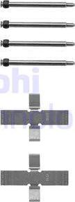 Delphi LX0067 - Kit accessori, Pastiglia freno www.autoricambi360.it