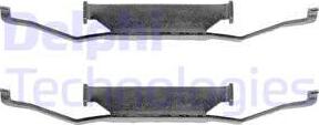 Delphi LX0074 - Kit accessori, Pastiglia freno www.autoricambi360.it