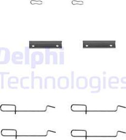 Delphi LX0142 - Kit accessori, Pastiglia freno www.autoricambi360.it