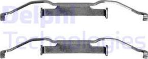 Delphi LX0153 - Kit accessori, Pastiglia freno www.autoricambi360.it