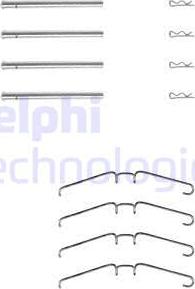 Delphi LX0157 - Kit accessori, Pastiglia freno www.autoricambi360.it