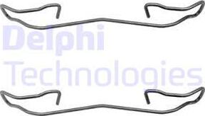 Delphi LX0167 - Kit accessori, Pastiglia freno www.autoricambi360.it