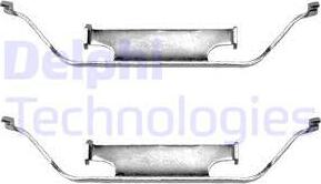 Delphi LX0135 - Kit accessori, Pastiglia freno www.autoricambi360.it
