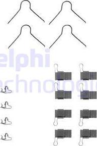 Delphi LX0131 - Kit accessori, Pastiglia freno www.autoricambi360.it