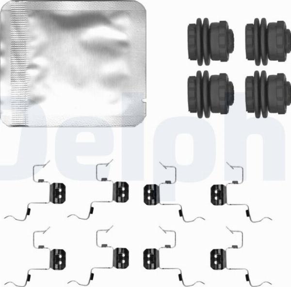 Delphi LX0808 - Kit accessori, Pastiglia freno www.autoricambi360.it