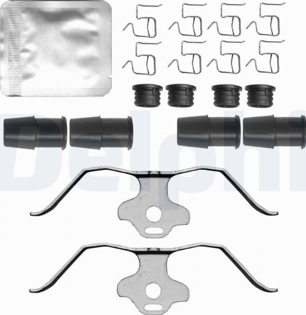 Delphi LX0830 - Kit accessori, Pastiglia freno www.autoricambi360.it