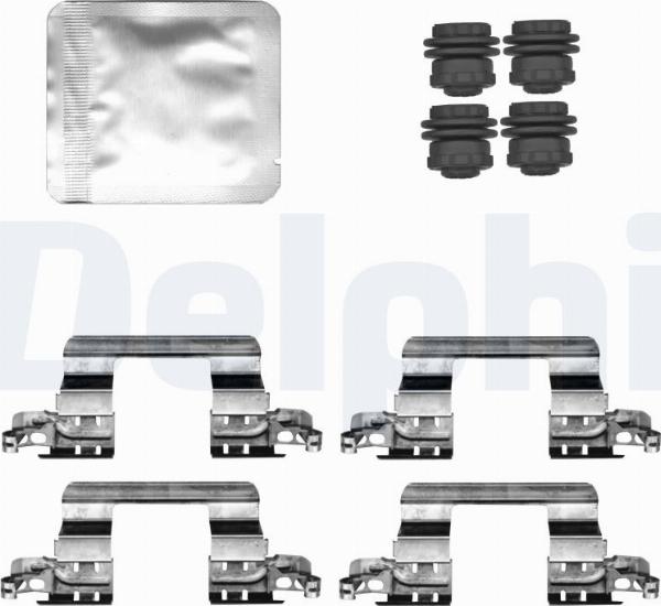 Delphi LX0832 - Kit accessori, Pastiglia freno www.autoricambi360.it