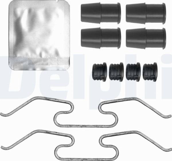 Delphi LX0826 - Kit accessori, Pastiglia freno www.autoricambi360.it