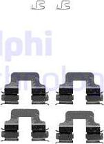 Delphi LX0342 - Kit accessori, Pastiglia freno www.autoricambi360.it