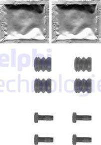 Delphi LX0355 - Kit accessori, Pastiglia freno www.autoricambi360.it