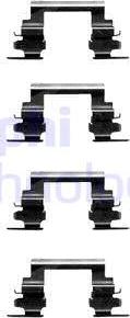Delphi LX0364 - Kit accessori, Pastiglia freno www.autoricambi360.it