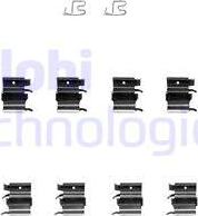 Delphi LX0366 - Kit accessori, Pastiglia freno www.autoricambi360.it