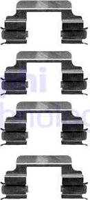 Delphi LX0363 - Kit accessori, Pastiglia freno www.autoricambi360.it