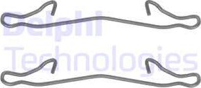 Delphi LX0318 - Kit accessori, Pastiglia freno www.autoricambi360.it