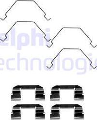 Delphi LX0375 - Kit accessori, Pastiglia freno www.autoricambi360.it