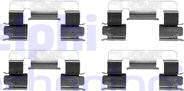 Delphi LX0376 - Kit accessori, Pastiglia freno www.autoricambi360.it