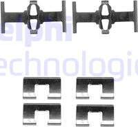 Delphi LX0297 - Kit accessori, Pastiglia freno www.autoricambi360.it